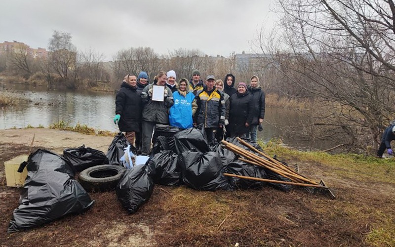 Берега Черезовских прудов очистили от пяти кубометров мусора