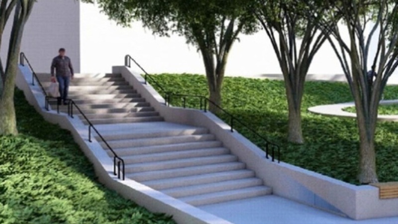 Благоустройство «Лестницы к океану» завершится до конца октября