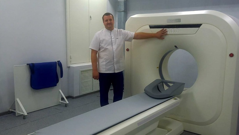 В Отрадненскую городскую больницу поставили новый компьютерный томограф