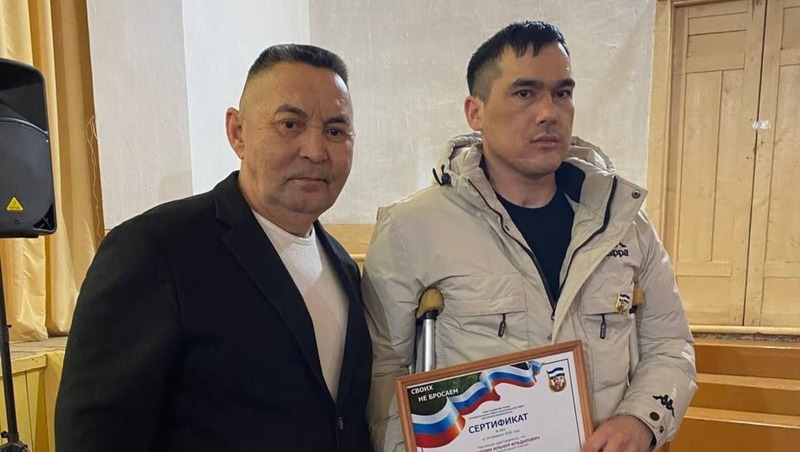Бойца из Башкирии наградили медалью «Воин Абзелила» за защиту Родины