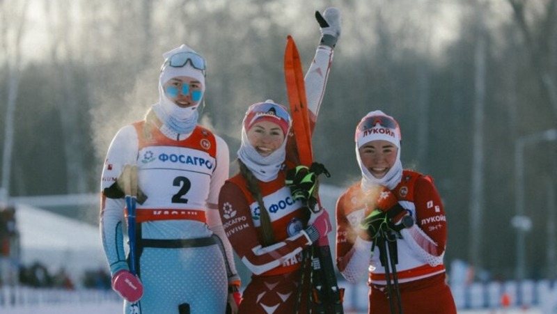 Свердловская спортсменка завоевала серебро на этапе Кубка России по лыжным гонкам