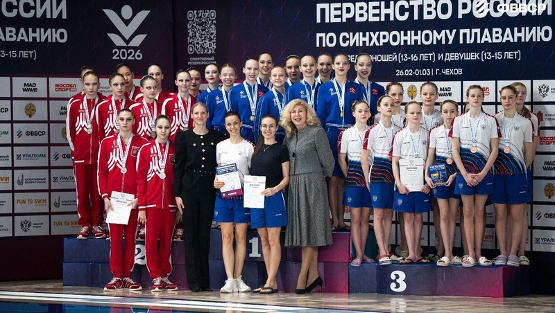 Петербургские синхронисты завоевали 3 золота на первенстве России