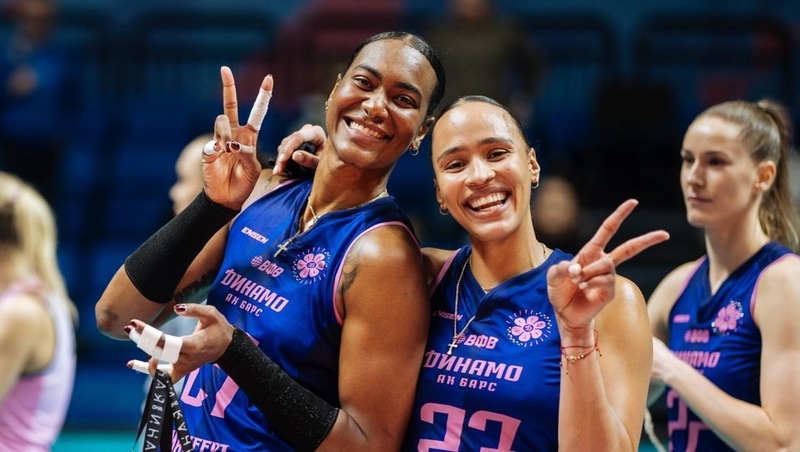 ВК «Динамо-Ак Барс» победил «Корабелку» в гостях