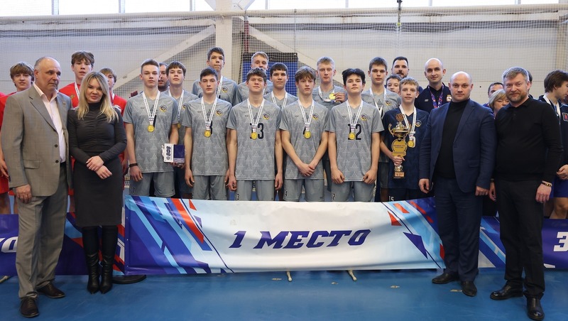 Нижегородские волейболисты победили на Первенстве России среди юношей до 16 лет