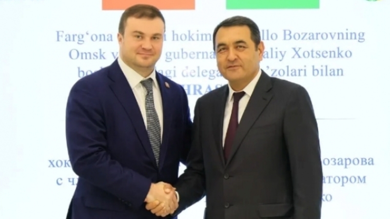 Омская делегация провела встречу в Ташкенте