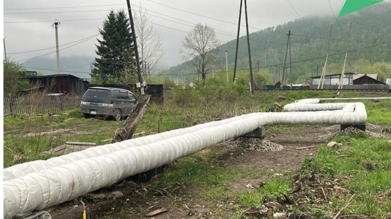 Более 18 км тепловых сетей реконструировали в рабочем поселке Высокогорный