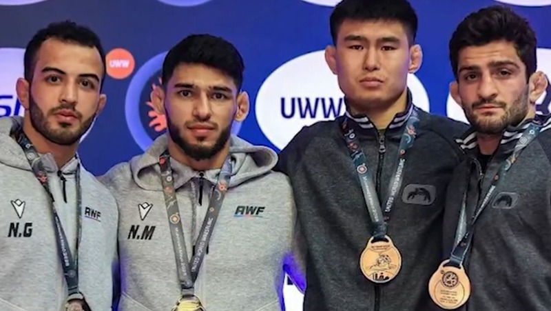 Борец из Нижнего Новгорода Садык Лалаев взял бронзу на международном турнире в Албании