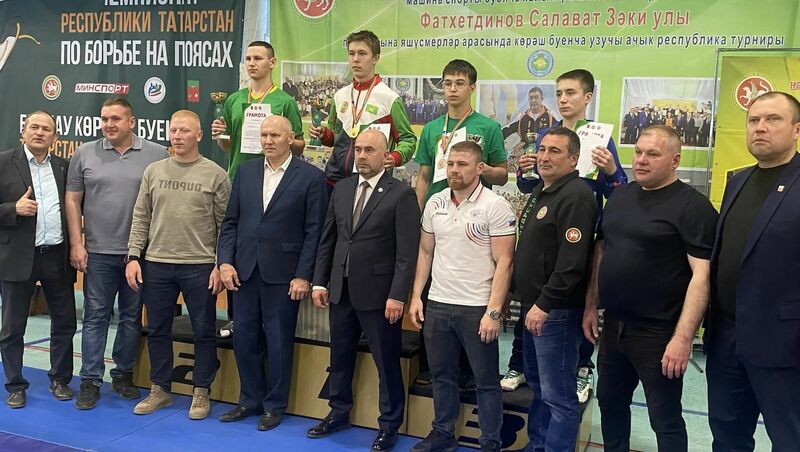 Сборная Елабуги заняла призовое место на турнире по борьбе Корэш в Тюлячинском районе