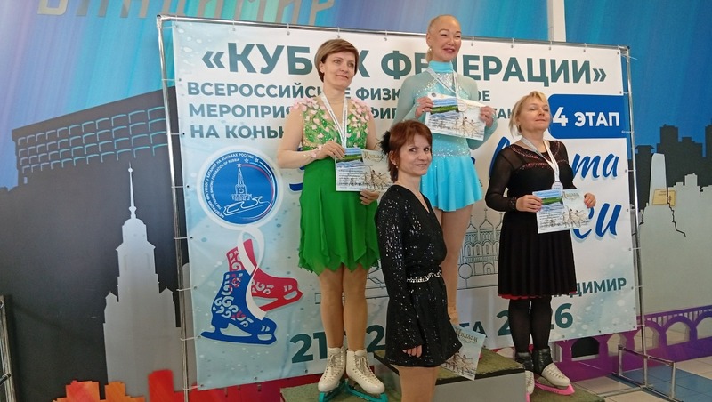 Владимирцы завоевали 3 золота на всероссийском турнире по фигурному катанию среди любителей