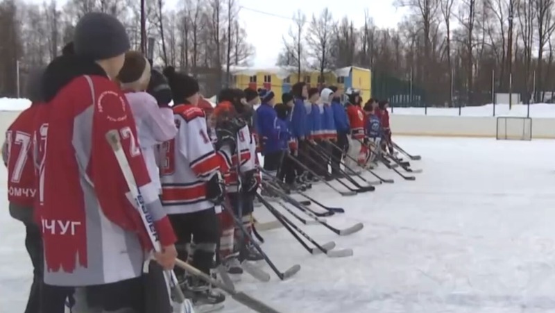 Рождественский кубок по хоккею разыграли в пос. Стекольный