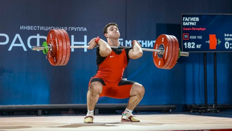 Сборная Петербурга стала серебряным призёром первенства России по тяжёлой атлетике