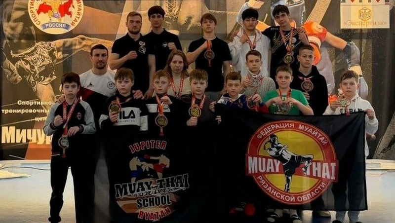 Рязанцы выиграли 14 медалей чемпионата и первенства Тамбовской области по муай-тай