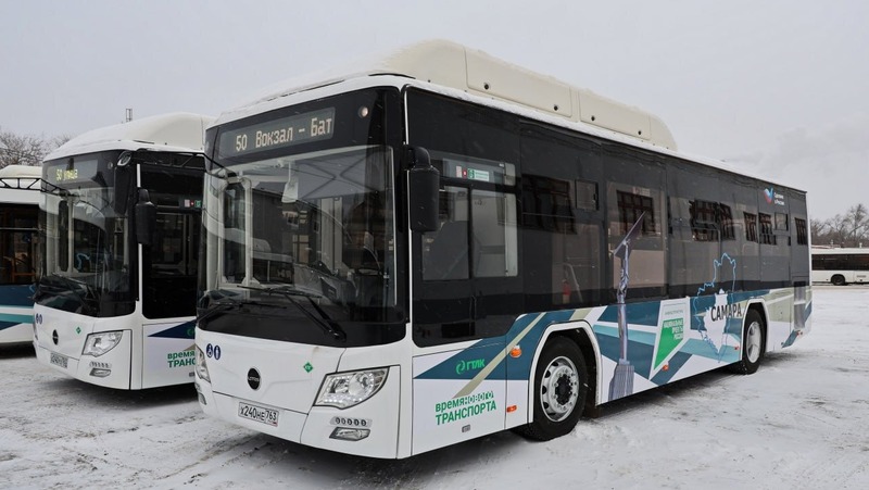 117 новых низкопольных автобусов вышли на городские маршруты в Самаре