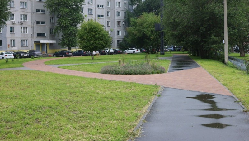 Новый сквер в Ленинском районе появился в Челябинске