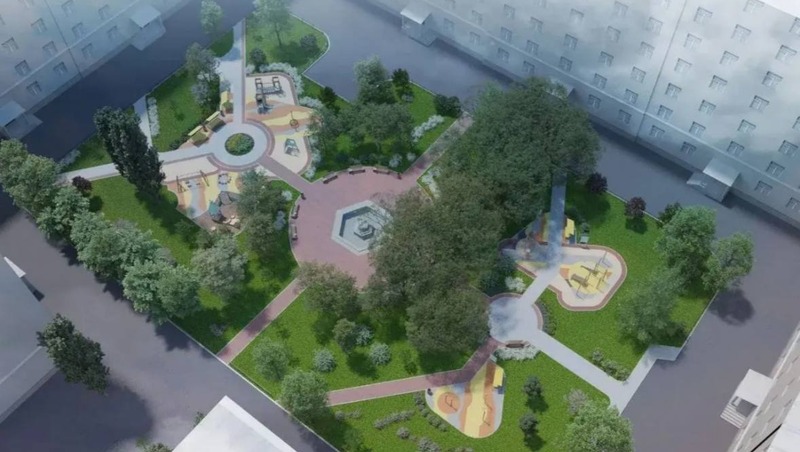 Около 450 дворов благоустроят в 2026 году в Петербурге