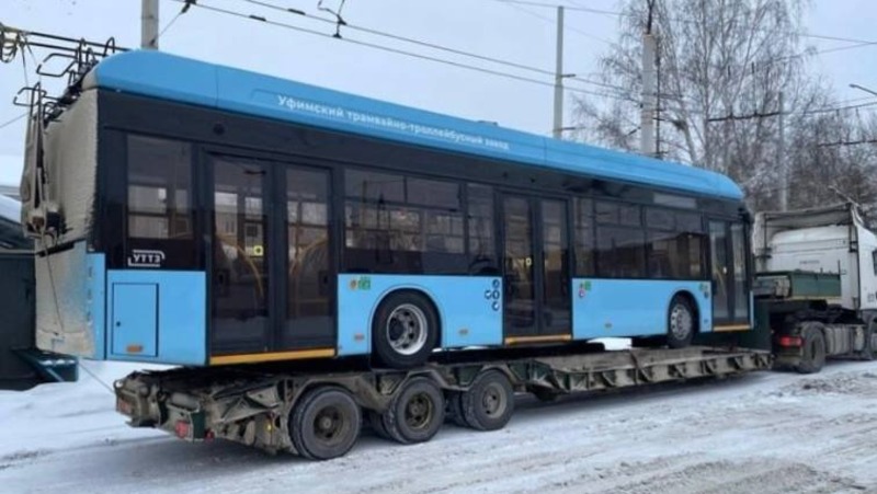 6 новых троллейбусов прибыли в Екатеринбург в 2026 году