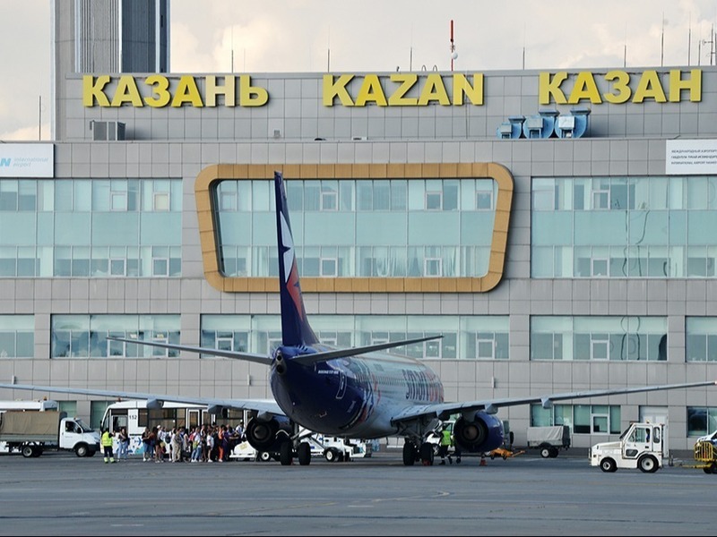 Аэропорт Казани не принимает и не выпускает самолёты