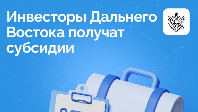 Около 5 млрд руб. направят на поддержку инвесторов, реализующих значимые проекты на ДВ