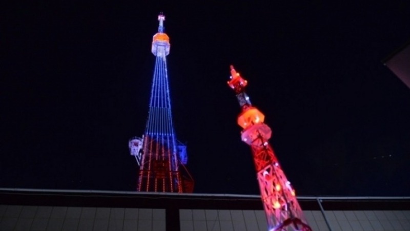 Праздничную подсветку включат на телебашне в честь 10‑летия «Волонтеров Победы»