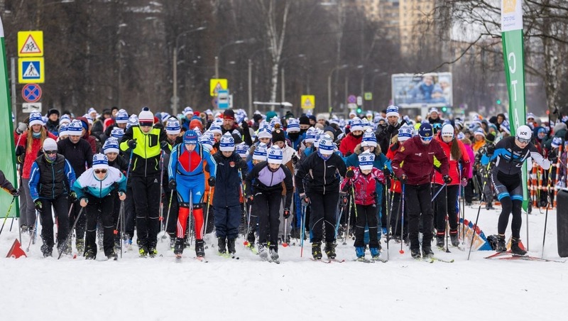 Более 1,5 тыс. человек приняли участие в массовой гонке «Калининская лыжня» в Петербурге