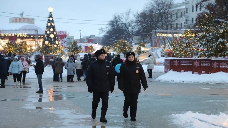 40 тыс. человек посетили новогодние мероприятия в Рязани