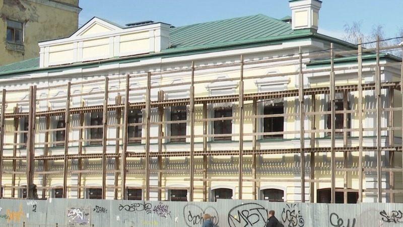 Реконструкция дома купца Тарасова завершается в центре Владимира