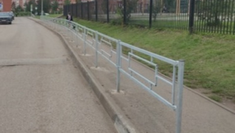 843 погонных метра ограждений установили на дорогах в Уфе в 2025 году