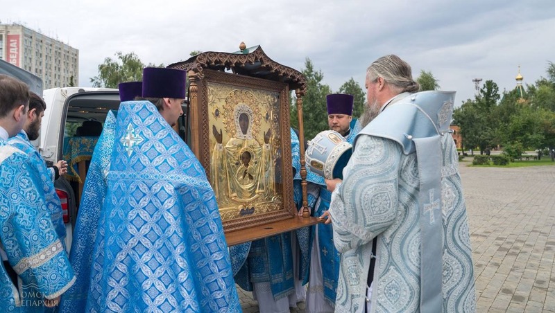 Абалакскую икону Божией Матери привезли в Омск