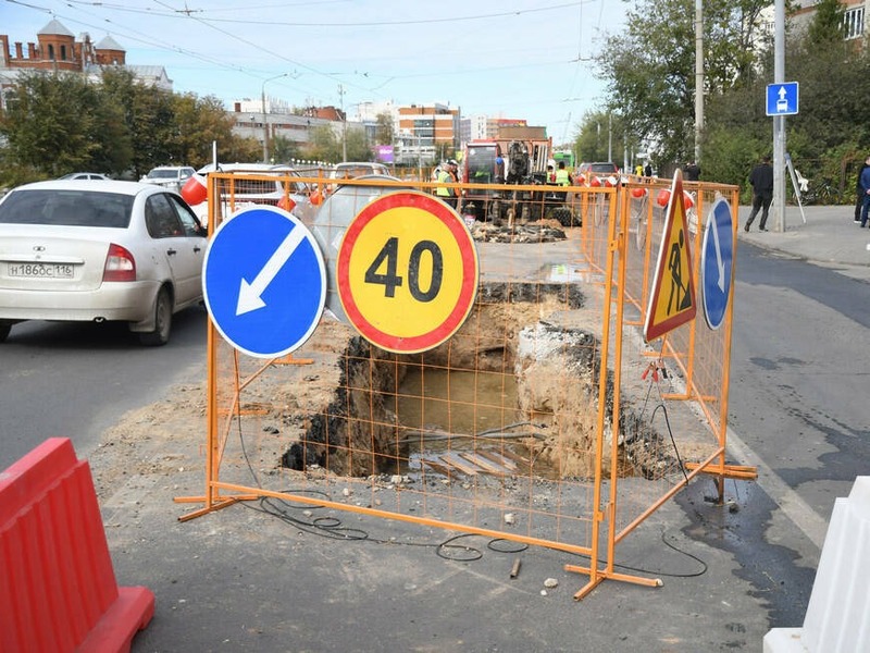 На проспекте Камалеева в Казани ограничат движение на неделю