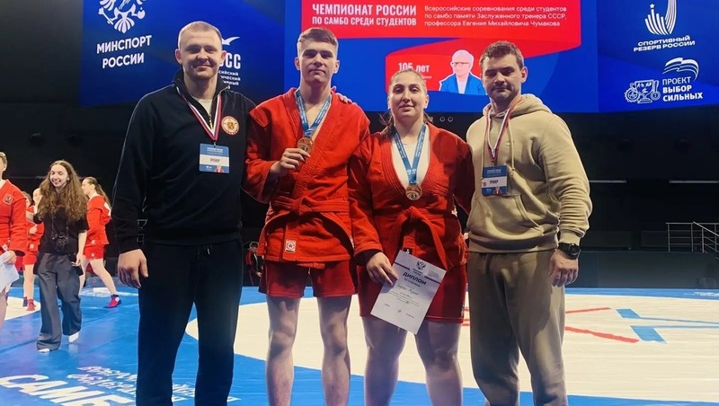 Владимирские студенты завоевали 4 бронзы на чемпионате России по самбо