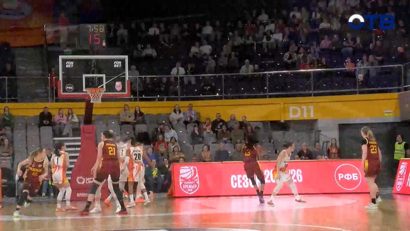 Баскетболистки УГМК обыграли «Надежду» в домашнем матче Премьер-лиги