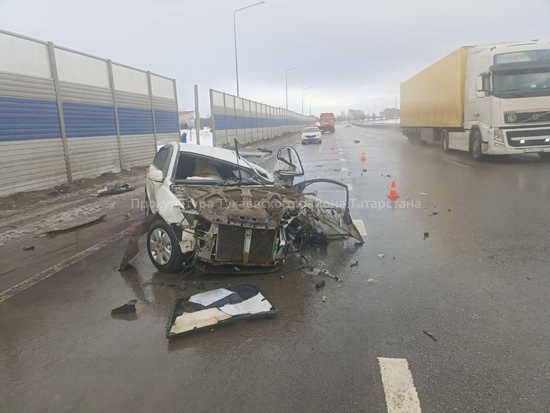 В ДТП под Набережными Челнами погиб водитель