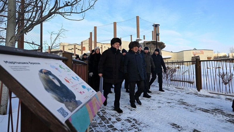 Минниханов и Метшин посетили Казанский зооботсад