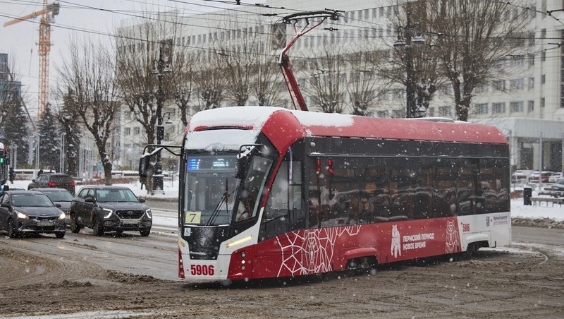 Около 70 млн пассажиров перевезли трамваи в Перми в 2025 году