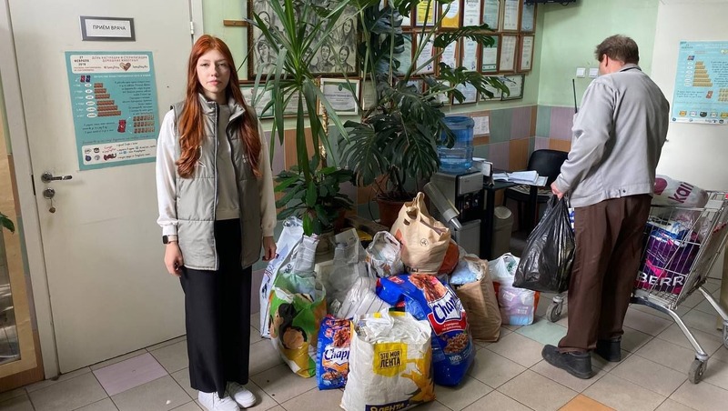 Молодёжка Народного фронта в Петербурге провела акцию по поддержке приютов для животных