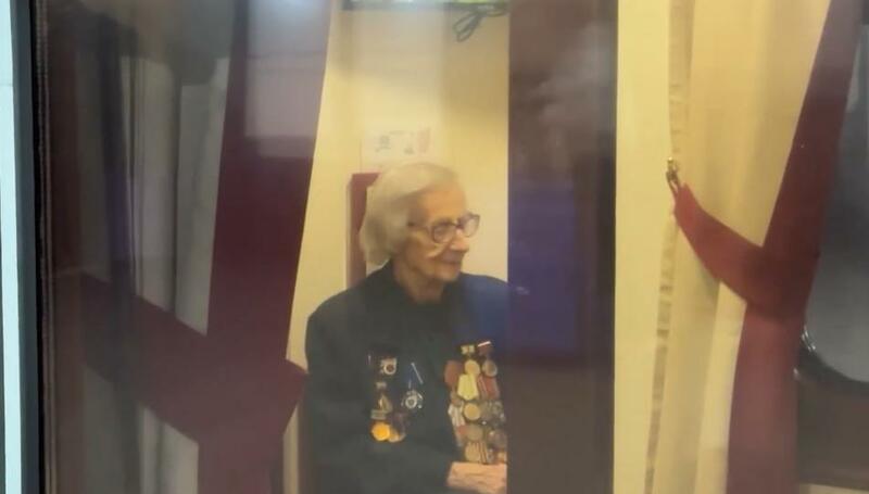 103-летняя защитница Ленинграда Екатерина Тутурова отправилась на Парад Победы в Москву