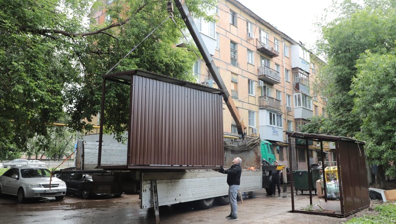 В Самаре установили 55 закрытых контейнерных площадок для мусора