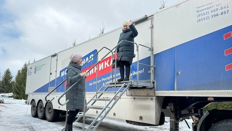 «Мобильная поликлиника» начнёт работу 10 марта в Елабужском районе