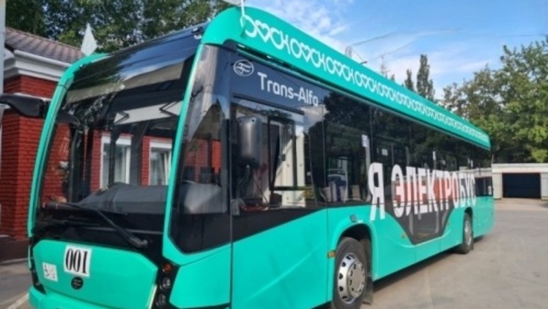 В Омске началась тестовая эксплуатация электробуса «Сириус»