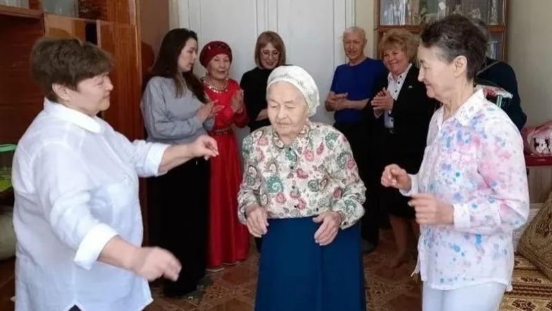 Жительница Башкирии Чулпан Мирхайдарова отметила 100-летний юбилей
