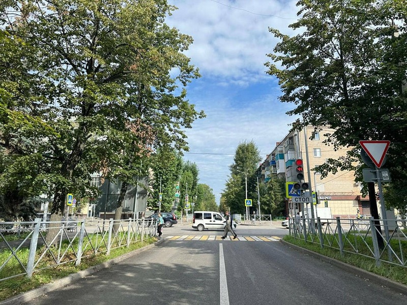 Улицу Октябрьскую протяженностью 0,8 км отремонтировали в Казани