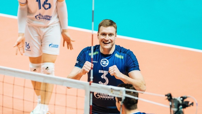 ВК «Зенит-Казань» победил «Енисей» в матче Суперлиги