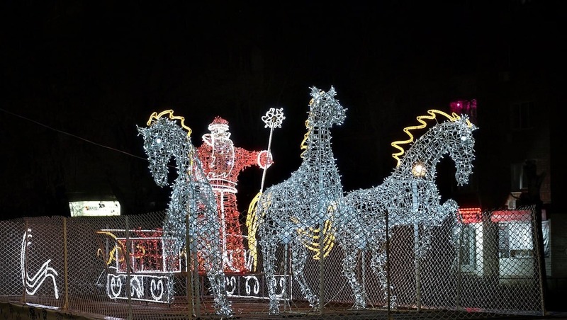Более 1,7 тыс. световых конструкций установили к Новому году в Самаре