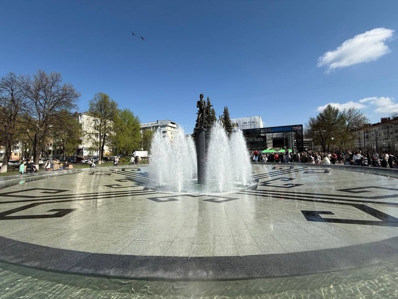 Городские фонтаны запустят 25 апреля в Уфе