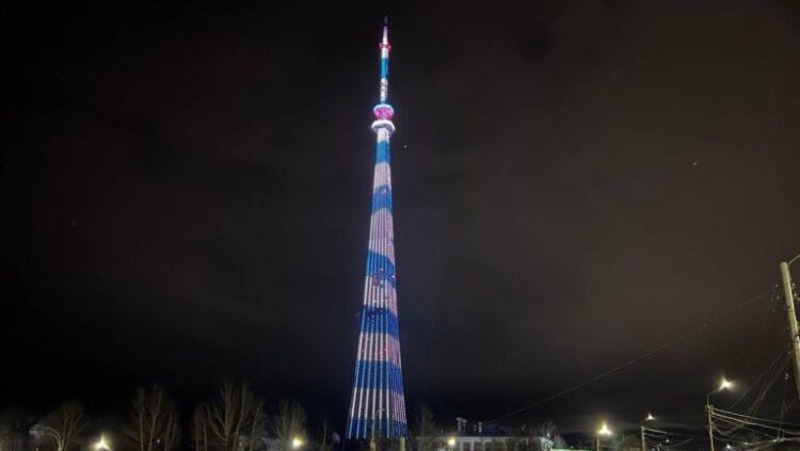 Цветы появятся на омской телебашне к 1 Мая