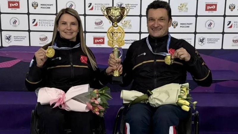 Спортсмены из Петербурга взяли золото чемпионата России по кёрлингу на колясках