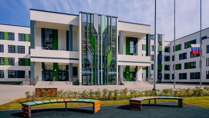 Школу на 825 учащихся построили на проспекте Авиаконструкторов