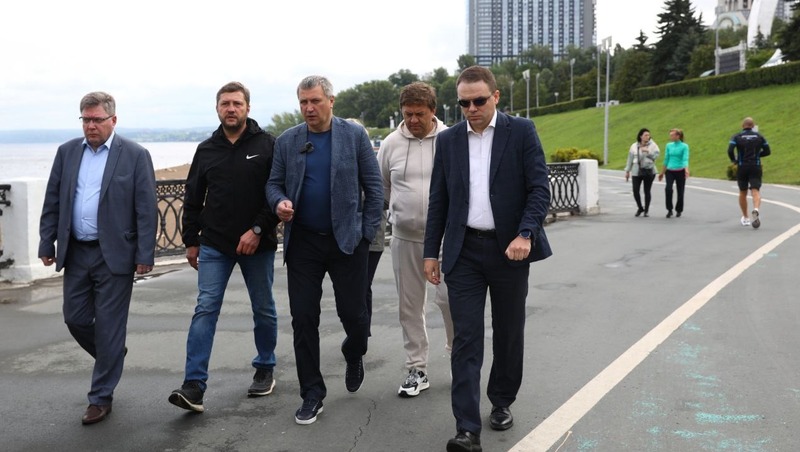 Носков проверил обустройство пляжей в центре Самары