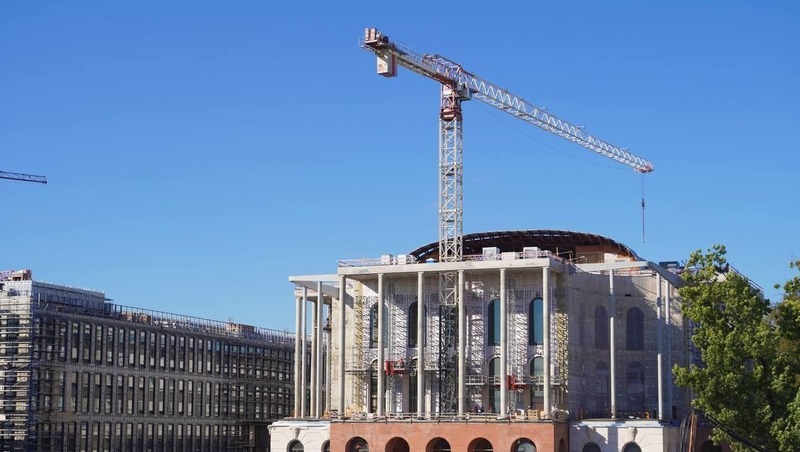 Хуснуллин осмотрел строящийся в Петербурге Дворец танца Бориса Эйфмана