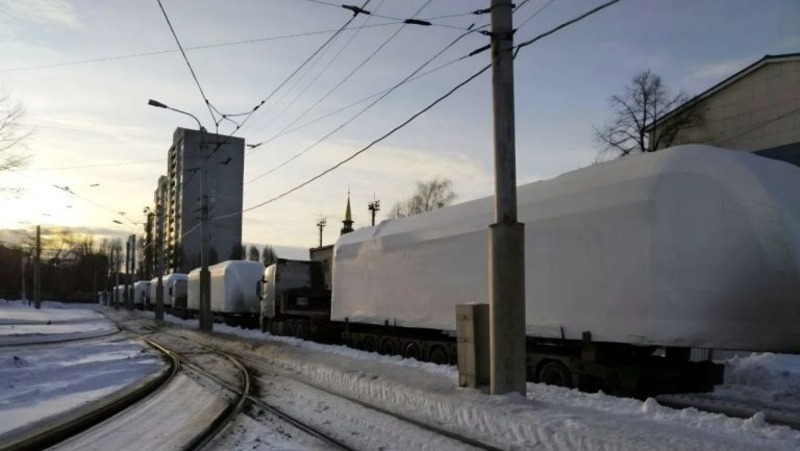 Пять новых трамваев «Львёнок» прибыли в Самару